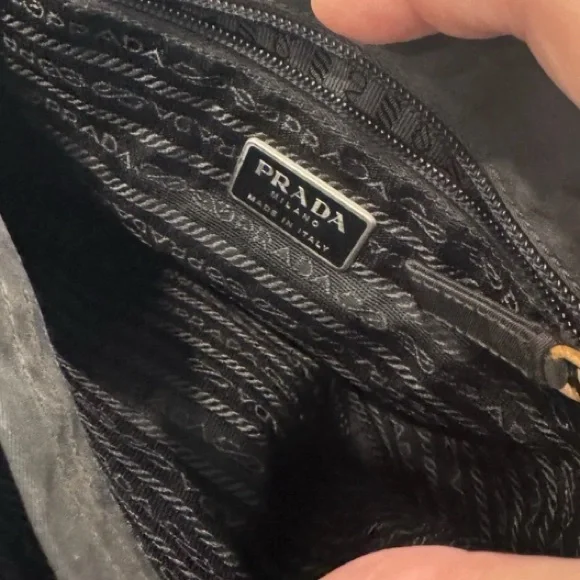 Prada Black Mini Nylon Women's Handbag - Picture 9 of 16